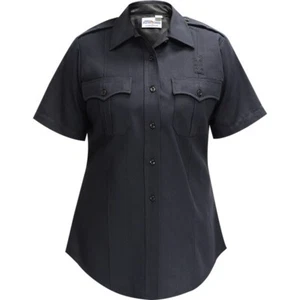 FLYING CROSS 46 WOMENS 157R8486 DELUXE SHORT SLEEVE SHIRT LAPD NAVY 46 - Picture 1 of 3