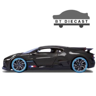 BBURAGO 50 YEARS ANNIVERSARY DUGATTI DIVO 1/18 CARBON FIBER SERIE 11101 - Image 1 of 2