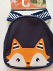 Dog Backpack Harness No Pull Soft Padded Fox Design Blue X Small NEW