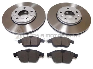 RENAULT LAGUNA MK3 2007-2015 MOST MODELS FRONT 2 BRAKE DISCS AND PADS (296MM) - Picture 1 of 1