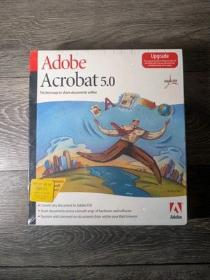 Adobe Acrobat 5.0 - Upgrade for Windows brand new and sealed in plastic - Image 1 of 4