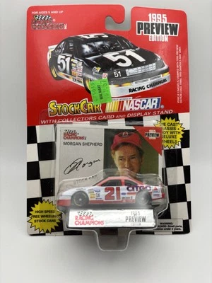 NIP 1995 Racing Champions 1:64 Scale NASCAR Diecast Stock Car 21 Morgan Shepherd - Image 1 of 2