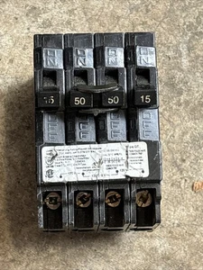 Siemens Q21550CT2 Circuit Breaker 15/50 amps Standard 4-Pole, Type QT - Picture 1 of 3