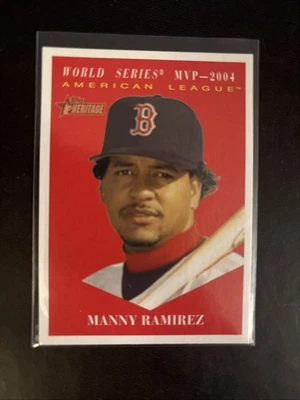 Manny Ramirez 2010 Topps Heritage #481 SP - Image 1 of 2