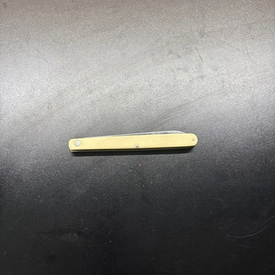 Cuchillo de afeitar vintage Schrade NY USA SS102 fruta/melón cuchillo de bolsillo usado Foto 1 de 4