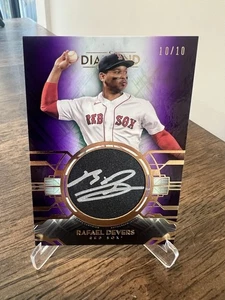 Autógrafos Topps Diamond Icons 2021 tinta plateada Rafael Devers/10 - Imagen 1 de 4