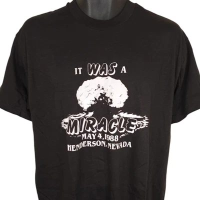 Camiseta De Colección PEPCON Desastre Para Hombre Talla XL Negra Años 80 Explosión Hecha en EE. UU. Foto 1 de 4