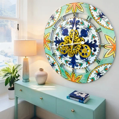 The Gears Reloj ITALIA LINE RELOJ DE PARED REDONDO 36 PULGADAS MAIORI Foto 1 de 4