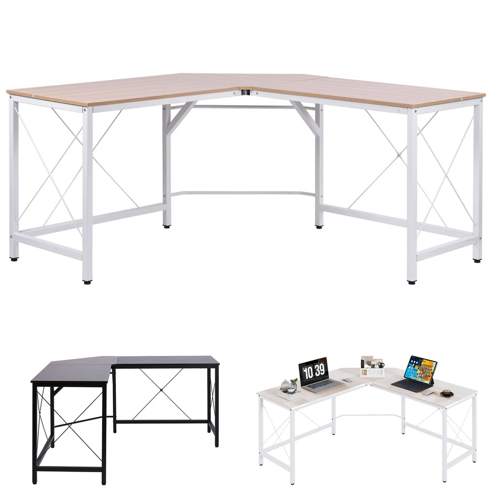 HOMCOM Scrivania Spaziosa Perfetta Postazione da Lavoro per Casa e Ufficio - Immagine 1 di 1