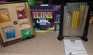 TETRIS LINK Strategic Board Game Linking & Blocking Techno Source 2011 RARE! HTF - Picture 1 of 6