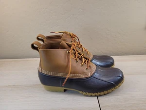 LL Bean Men’s 10 M W Duck Boot L.L. Bean Boot 175051 6" Made in USA - Picture 1 of 9