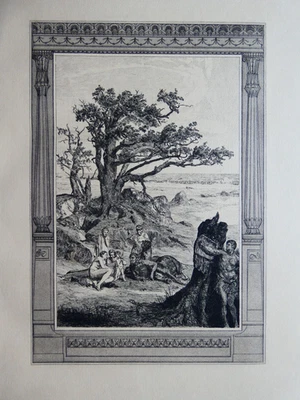 Max KLINGER (1857-1920) - aus Amor und Psyche, 1880 - Bild 1 von 4