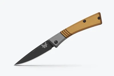 Benchmade 315 Sucessor com cabo de latão e alumínio queimado e dobrável M390... - Imagem 1 de 4
