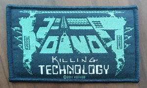PARCHE TEJIDO VOIVOD KILL TECHNOLOGY Heavy Metal Álbum Clásico Logo Verde - Imagen 1 de 3