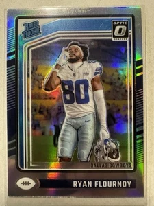 2024 Donruss Optic Ryan Flournoy #288 Silver Holo Prizm Rated Rookie RC Cowboys - Picture 1 of 2