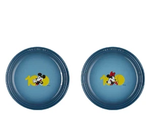 Le Creuset Disney 100th Anniversary 19cm Plate Rare Limited New Japan - Picture 1 of 5