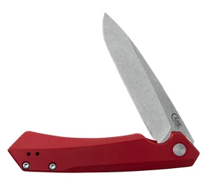 Case xx Knives Kinzua Frame Lock 64661 Red Aluminum S35VN Spear Pocket Knife - Picture 1 of 5