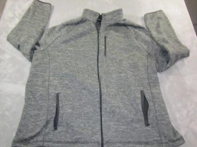 SwissTech Jacket Mens 3XL Gray Full Zip Fleece Lined Pockets Outdoor Performance - Image 1 of 4