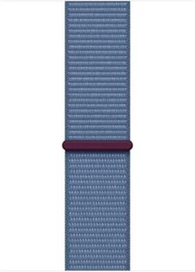 Apple Watch Bracelet Boucle Sport 45mm Bleu Hiver MT5H3AM/A Authentique pour Série 9 8 - Photo 1 sur 2