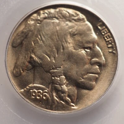 1936 *D* BUFFALO NICKEL  **PCGS MS66  **FREE SHIPPING  G1133 - Image 1 of 4