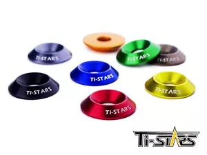 Rondella finitura svasata alluminio M5 M6 M8 M10 anodizzata nuova Tistars 10pz - Foto 1 di 20