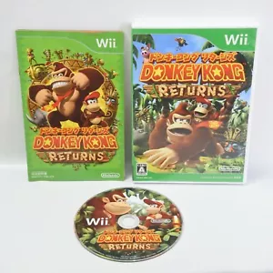 DONKEY KONG RETURNS Wii NIintendo For JP System ccc - Picture 1 of 3