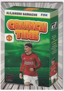 Panini Donruss Soccer 2023-24 Card No. 9 Alejandro Garnacho Crunch Time Bronze - Bild 1 von 2