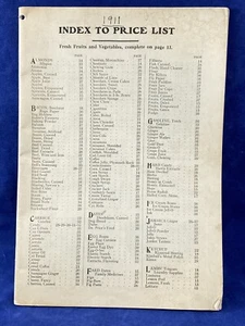 1911 Price List Booklet CHARLES LAWRENCE Co. Boston ~ Seafood, Gum, Soup, Juice - Picture 1 of 12
