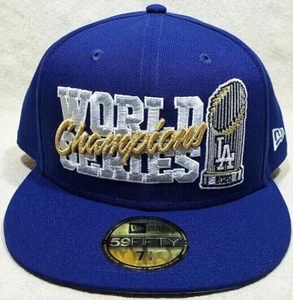 LOS ANGELES DODGERS 2020 SERIE MUNDIAL CAMPEONES OFICIAL MLB 7 7/8 GORRA GORRA - Imagen 1 de 12