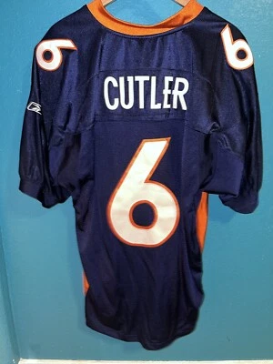 Camiseta de fútbol americano Reebok Jay Cutler Denver Broncos adulto 2XL azul talla 52 Foto 1 de 4