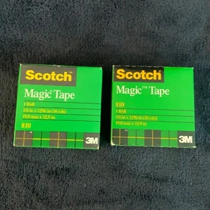 Scotch Magic Tape 2/4"x1296" Menge 2 Nachfüllboxen Neu Bürobedarf - Bild 1 von 2