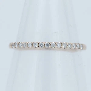 FDC Half Eternity Diamond Ring US Size 5.5 18K Rose Gold - Picture 1 of 8