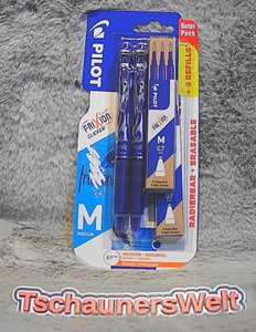 Pilot Frixion Clicker 0,7mm Tintenschreiber 2er Set mit 6 Minen - Blau - Bild 1 von 2