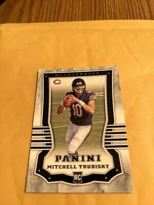 2017 Panini Mitchell Trubisky Chicago Bears Rookie 101 Free Shipping - Image 1 of 2