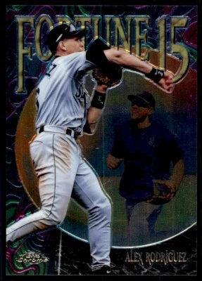 1999 Topps Chrome Fortune 15 #FF1 Alex Rodriguez - Image 1 of 2