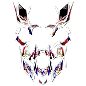 Kit de gráficos Senge blanco/azul TRX 700XX SURGE todos los años compatible con Honda - Imagen 1 de 7