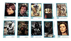1984 Star Wars:Return Of the Jedi Trading Card/Sticker Set 1-10, Kellogg's, MINT - Picture 1 of 9