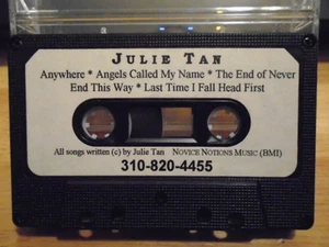 RARE PROMO Julie Tan DEMO CASSETTE TAPE pop rock 7 songs Nobody You Know L.A. ! - Picture 1 of 2
