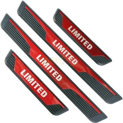 Cubierta protectora de placa de desgaste para umbral de puerta de coche cromado para Subaru CrossTrek Limited Foto 1 de 4