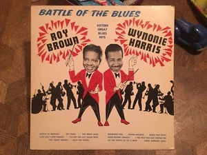 ROY BROWN & WYNONIE HARRIS - Battle of the Blues ~ KING 607 {nm reissue} - RARE - Picture 1 of 12