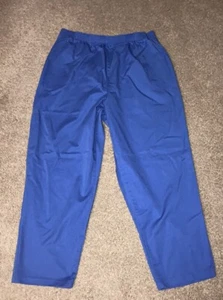 Southern Lady size 20 Petite Casual Blue Pull-on Scrub Pants With Front Pockets - Picture 1 of 7
