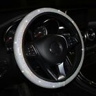 Say Goodbye to Old and Dirty Steering Wheels with Bling Wheel Cover in White