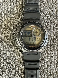 Casio AE1000W-1BV Wrist Watch for Men new battery - Picture 1 of 4