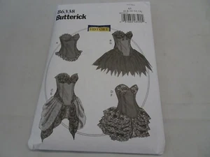 PATRÓN DE COSTURA Disfraz "Haciendo Historia" Butterick B6338 Corsé Faldas Conjunto NUEVO - Imagen 1 de 9