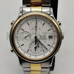 OROLOGIO SEIKO 1992 CHRONOGRAPH ALARM 7T32 - Imagen 1 de 4