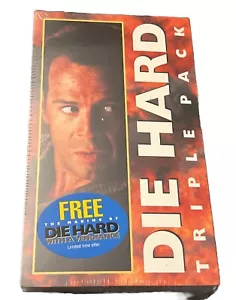 Die Hard Sealed VHS Tape Triple Pack Of Die Hard With A Vengeance New Sealed - Picture 1 of 3