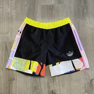 adidas originals Ptide Love Unites Tan Printing Sport Shorts Men's Size M H43974 - Picture 1 of 5