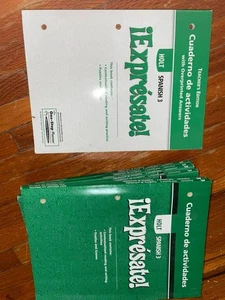 10x Cuaderno e Actividades Expresate 9 workbook and one teacher edition - Picture 1 of 1