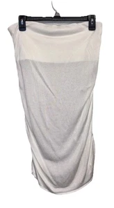 Ralph Lauren Black Label Ivory Trägerloses Top L Vintage Rüschen Stretch BH Pullon - Bild 1 von 9