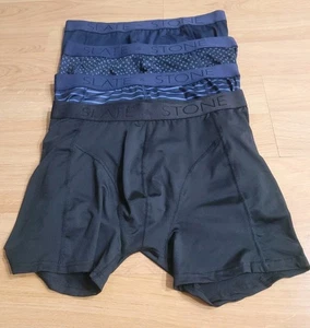 Slate & Stone Stretch Microfiber Boxer Briefs 4 Pack Size Large  - Picture 1 of 2